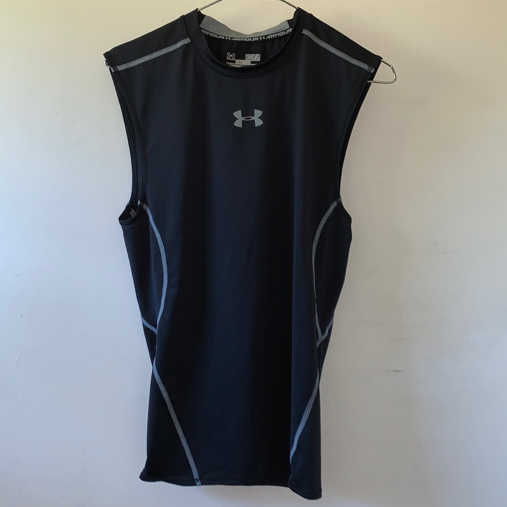 Under Armour Men’s M Black Compression Sleeveless Shirt
